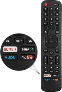 Remote Control EN2A27 for All Hisense Android 4K LED HD UHD Smart TVs - Picture 1 of 3