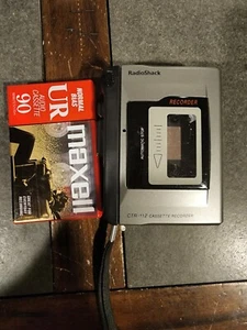 Vintage Radio Shack CTR-112 Handheld Voice Cassette Tape Recorder - Bild 1 von 8