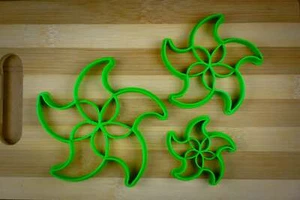 Morning Glory Flower - Morning Star full bloom - Cookie cutter Multi-Size - Picture 1 of 10