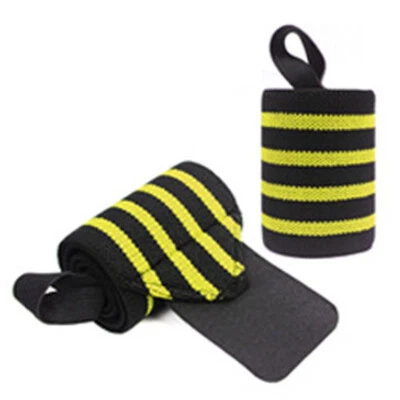 1 пара фитнес запястье пот повязки для мужчин женщин тяжелая атлетика спортивные повязки на запястье - Изображение 1 из 4