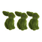 Whimsical Easter Bunny Statues for Your Garden - Set of 3 