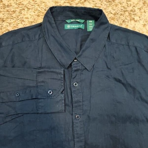 Cubavera Men Size XXL Long Sleeve Button Up 100% Linen Shirt - Picture 1 of 10