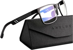ANYLUV Blaulicht Blockierende Brille Herren Computer Gaming Brille Leicht Al-Mg - Bild 1 von 6