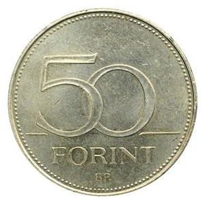 1995BP Hungary 50 Forint Coin, km697 - Nice Coin 🇭🇺 Free Shipping! 🌍 - Picture 1 of 5
