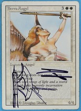 Serra Angel Revised PLD Uncommon Artist Signed Altered CARD (sa5901) ABUGames