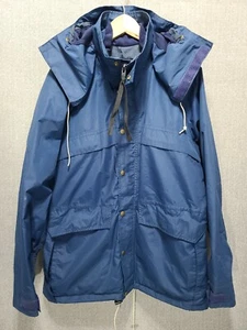 Vintage REI Gore-Tex Men's Jacket Large Summit Quality USA 80's 90's Blue B53 - Picture 1 of 12