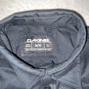 Camicia Dakine manica lunga con bottoni nera elasticizzata DWR uomo taglia M - Foto 1 di 6