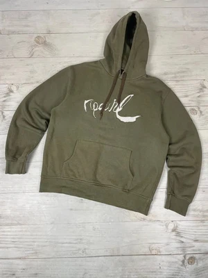 Vintage Rip Curl Hoodie 90s Big Logo Surf Style Men SZ L green - Image 1 of 4