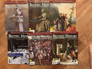 LOT x 6 Reliving History Mag 2018 2019 2020 Average & Extraordinary 18th Century - Picture 1 of 4