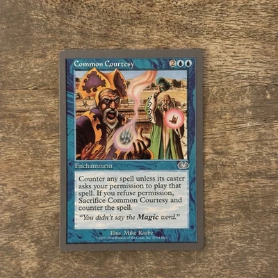 Common Courtesy NM Unglued Magic the Gathering Card MTG TCG - Image 1 of 2