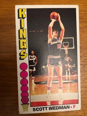 1976-77 Topps Basketball Card Scott Wedman #142 VG - Image 1 of 2