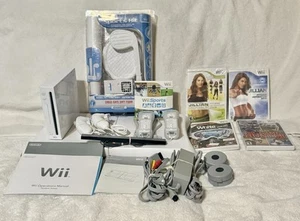 Wii Bundle Lot Console Complete Wii Sports, Fit Balance Board Sports Video Games - Picture 1 of 13