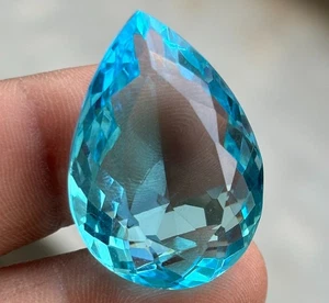 90 Ct Natural Aquamarine Marquise Cut Certified Sky Blue Loose Gemstone EBAY - Picture 1 of 5