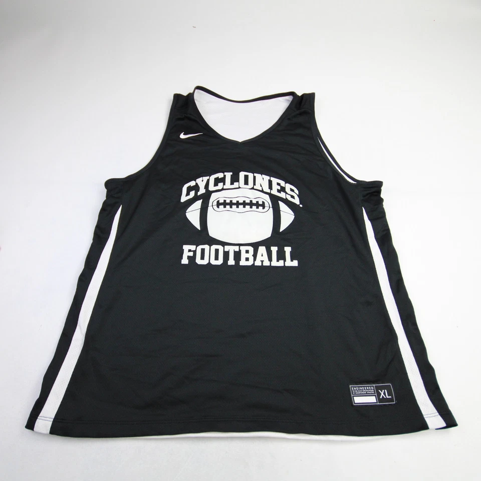 Camisa sin mangas del equipo Nike de Iowa State Cyclones para hombre negra/blanca usada Foto 1 de 1