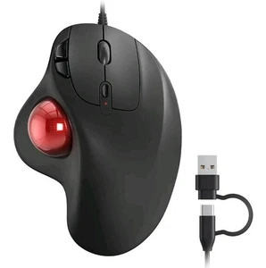Nulea M509 Trackball Mouse Wired, Ergonomic Design, Easy Thumb Control, Preci... - Picture 1 of 6