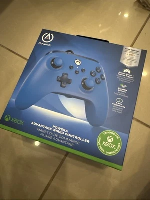 PowerA Xbox Enhanced Wired Controller for Xbox Series X|S - Blue - NEW! - Image 1 of 2