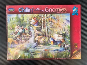 Chillin' with My Gnomies A Reel Good Time 1000 Piece Puzzle, Measure 27" x 19.4" - Bild 1 von 7
