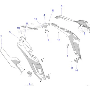 Polaris 5455888-802 FNDR-RR,OUTER,PNT,RH,HVYMSMK - Picture 1 of 1