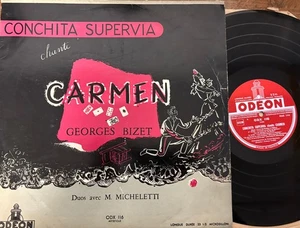 CONCHITA SUPERVIA sings Carmen - MICHELETTI   ODEON ODX 116 - Picture 1 of 1