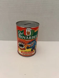 Zuppiera promozionale squali di strada coin bank chef boyardee lattina rossa - Foto 1 di 4