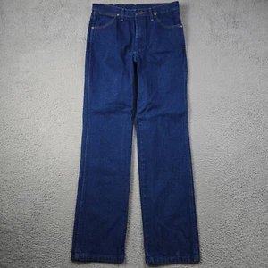 Wrangler Western Jeans Mens 32x34 Blue Denim Cowboy Outdoor Pant Retro Work Wear - Picture 1 of 13