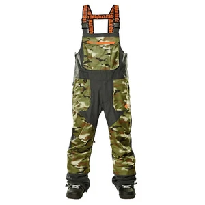 ThirtyTwo Mens 2023 Snowboard Snow - Basement Bib Pant - Camo