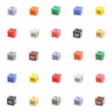 50 NEW COLOR SIZE CUBES FOR GARMENT CLOTHES MARKER PACK FOR HANGER SIZE DISPLAY