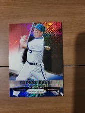 2015 Panini Prizms Red White and Blue Mojo #165 GEORGE BRETT Kansas City Royals