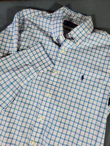 Camisa Ralph Lauren Calce Clásico Multicolor A Cuadros Abotonada L/S Para Hombre Mediana - Imagen 1 de 7