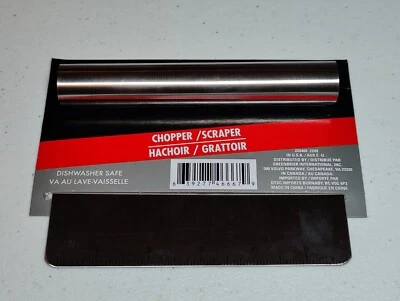 NEW Cooking Concepts Stainless-Steel Chopper/Scrapers FREE SHIPPING!! - Image 1 of 3