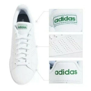 adidas Advantage Sneakers klassisch weiß grün Herren Größe 6 - Bild 1 von 2