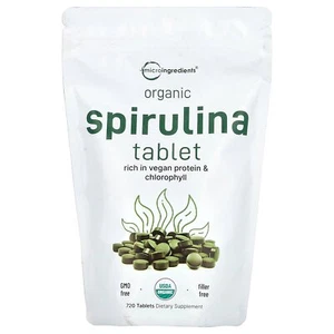 Organic Spirulina Tablet, 720 Tablets - Picture 1 of 2