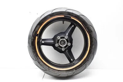 2006 Suzuki SV1000 Rear Wheel Rim Tire Assembly SV 1000S  - Image 1 of 4