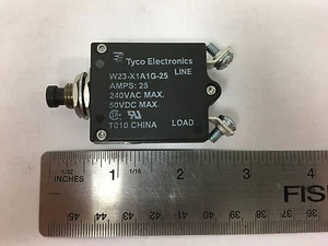 INTERRUPTOR DE CIRCUITO Tyco Electronics W23-X1A1G-25 - Imagen 1 de 4