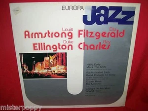 LOUIS ARMSTRONG ELLA FITZGERALD DUKE ELLINGTON RAY CHARLES LP 1981 ITALY MINT- - Picture 1 of 1