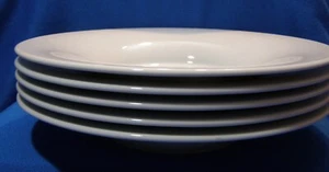 5 Hutschenreuther China Hotel ganz weiß großer Rand Pasta oder Suppenschüsseln 12 1/2" - Bild 1 von 10