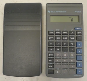 Texas Instruments TI-30X Scientific Calculator + Slide Cover - Vintage - TESTED - Picture 1 of 9
