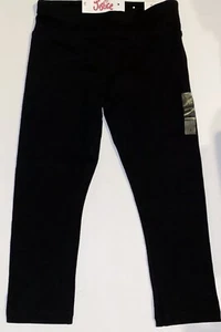 Justice Pedal Black Leggings NWT Size 7 - Picture 1 of 3