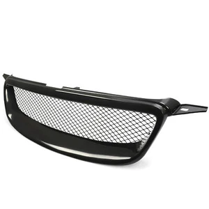 REJILLA DE MALLA DE MALLA DE PARACHOQUES NEGRO BRILLANTE PARA TOYOTA COROLLA 2003-2007 2004 2005 2006 - Imagen 1 de 12