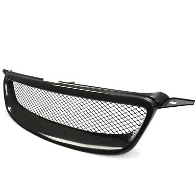 GLOSS BLACK BUMPER GRILL MESH GRILLE FOR TOYOTA COROLLA 2003-2007 2004 2005 2006 - Image 1 of 4