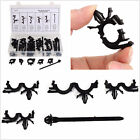 54 Pcs 6 Types Car Wire Loom Routing Clips Wiring Harness Fixed Assortment Nylon
