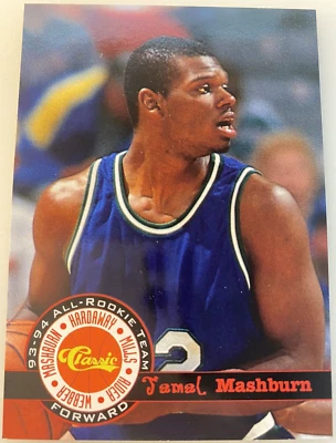 1994 Classic All Rookie Team Jamal Mashburn  #12 Dallas Mavericks Card! - Image 1 of 2