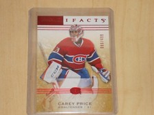 2014-15 UPPER DECK ARTIFACTS #109 CAREY PRICE MONTREAL RUBY 086/499