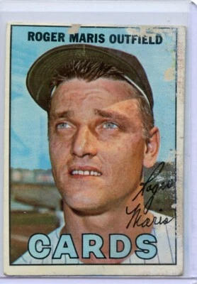 1967 Topps Роджер Марис St. Louis кардиналов #45 💥💥🎆 оригинал - Изображение 1 из 2