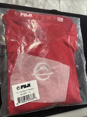 Protector contra erupciones Fuji Kids Youth Baseline BJJ Jiu Jitsu manga larga rojo 40092 11-13 Foto 1 de 3