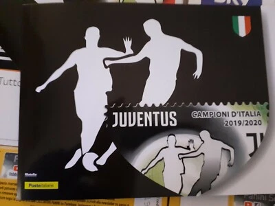 FRANCOBOLLI  FOLDER JUVENTUS CAMPIONE D'ITALIA"2019-2020 TIRATURA LIMITATA ! - Immagine 1 di 4