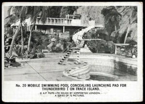 Somportex - 'Thunderbirds (B&W 90mm x 64mm)' (1966) - Mobile Swimming Pool - Picture 1 of 1