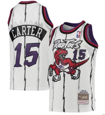 Camiseta deportiva juvenil Vince Carter Toronto Raptors Mitchell & Ness Hardwood Classics Foto 1 de 2