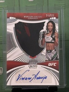 2023 Chronicles UFC Viviane Araujo SL-VAJ Crown Royals Silhouette Patch Auto /99