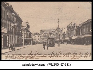 NEW ZEALAND - 1905 VINTAGE PICTURE POSTCARD to U.S.A. with Stamp